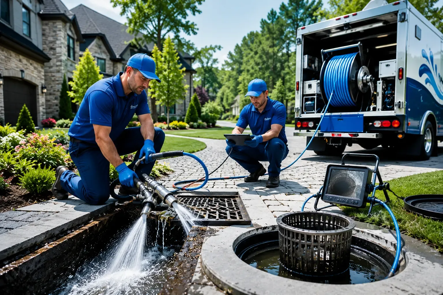 Local outdoor drain cleaning professionals in Four Oaks, NC